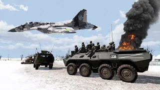 Ukrainian Elite Fighters vs. Russian Armed Convoys - Military Simulation - Arma 3