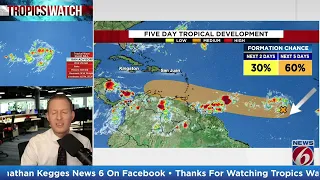 Tropics Watch • Two areas of interest on the Atlantic basin