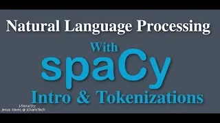 SpaCy Python Tutorial - Introduction,Word Tokens  and Sentence Tokens(Natural Language Processing)