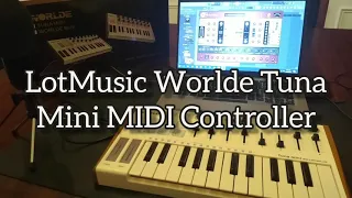 lotmusic Worlde TUNA MINI 25 Keys Portable USB MIDI Keyboard Controller Review, ompact, Functional a