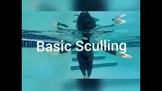 How To Do Basic Sculling for Treading Water [From Synchro Swimmer] Swimming Lessons For Adults