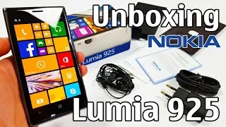 Nokia Lumia 925 Unboxing 4K with all original accessories RM-892 review