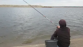 Рыбалка в шлюзах Новочебоксарск на поплавок!