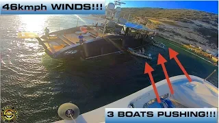 Luxury Super Yacht Docking in High Winds (Captain's Vlog 104)