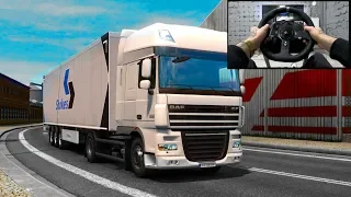 EURO TRUCK SIMULATOR 2 || DAF XF || Logitech g920 gameplay #15