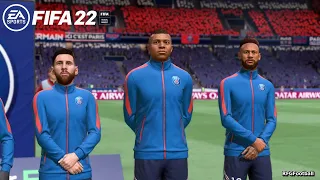 Paris Saint Germain vs FC Lorient FIFA 22 Ligue 1 Uber Eats 2022 - Gameplay PC FULL HD