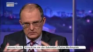 Putins Machtspiele - phoenix Runde am 05.03.2014