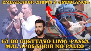 Fã do Gusttavo Lima PASSA M4L após subir no PALCO e BEB3R com o CANTOR e sai de AMBULÂNC1A