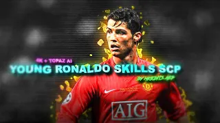 YOUNG RONALDO SKILLS FREE CLIPS🔥🐐 • UPSCALED • 4k