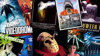 80er Filmsammlung Overview 🎃🔪 Horror 💀 🧠🫀 1982 - 1985 || DVD & Blu-Ray