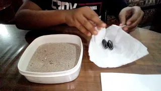 Cool Experiment Sand, Magnet & Iron filings/ How to separate Iron from sand