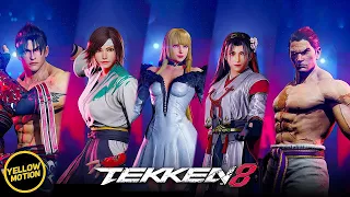 All 19 TEKKEN 8 Characters Preset Outfits CloseUp Showcase in 8K RTX 4090