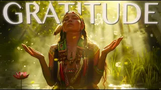 Gratitude | Frog Drum and Native American Flute Peaceful Healing
