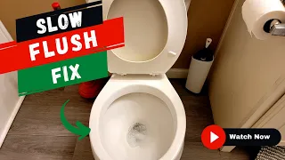 How To Fix A Slow Draining Toilet Without A Plunger