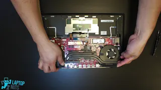 Laptop HP OMEN-15-5113dx Disassembly Take Apart Sell.Hard drive, motherboard, cpu, heatsink and fan.