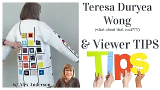 Alex Anderson LIVE - Teresa Duryea Wong & Viewer Tips