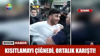 Kısıtlamayı çiğnedi, ortalık karıştı!