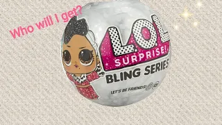 Opening LOL surprise bling series!