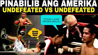 PINOY UNDEFEATED NAGPASIKAT SA  AMERIKA, MGA COMMENTATOR HUMANGA!