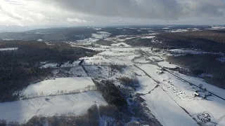 DJI Phantom 3 Snow Flying