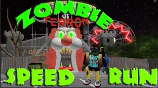 ZOMBIE Speed RUN! Escape The Carnival of Terror Obby! Scary Obby