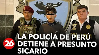 La Policía de Perú detiene a presunto sicario de la banda ecuatoriana "Los Lobos"