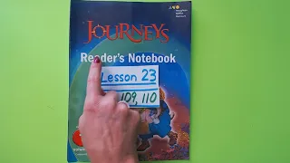 Journeys Grade 1 Lesson 23 Readers Notebook 108, 109, 110 11