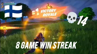 Fortnite Suomi 8 game win streak. Win #2 @BallastedCrib #gaming #fortnite #viral #video #gameplay