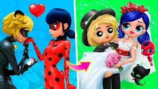 Ladybug's and Cat Noir's Family! 30 DIYs for LOL Surprise