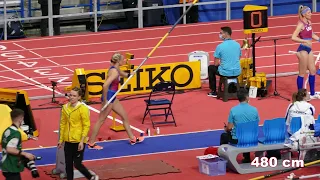 Katie Nageotte (USA) 475 cm 2nd Place Pole Vault Women World Indoor Championships Belgrade 2022