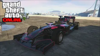 GTA 5 - Benefactor BR8 F1 Open Wheel Car Showcase (Red Bull RB7)