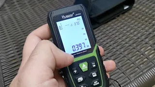 Huepar LM100A Laser Distance Meter Range Finder Measure 330Ft 100M - review and test