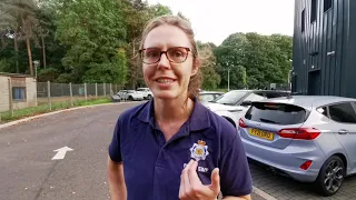 Cumbria Police Dog Handler Barking Orders