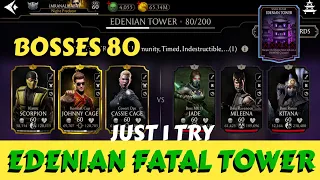 Fatal Edenian Tower 2023 | 80 bosses | Beat By Gold Team | Mk Mobile