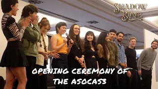 Opening ceremony of A Storm of Crows and Shadows 3 with the cast of Shadow and Bone