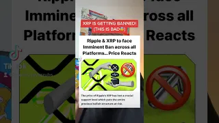 XRP IS GETTING BANNED! (this is not good)