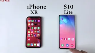 Speed Test SAMSUNG S10 Lite vs iPhone XR