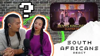Your favorite SOUTH AFRICANS react - Den vs King Inertia | Busch Beatbox Battle 2022