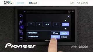 How To - AVH-280BT - Set the Clock