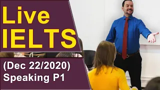 IELTS Live - Speaking Part 1 - Band 9 Strategy