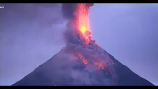 Amazing Eruption ever Mount Mayon Volcano Eruption 2018 When mother nature gets angry