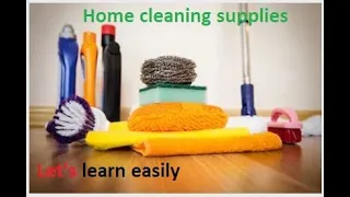 Learn useful cleaning Tools in English