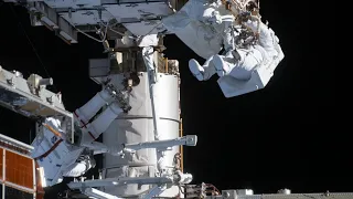 HIGHLIGHTS of SPACEWALK 71 by Rubins and Glover (28.02.2021) - iROSA fixture