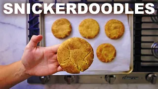 Fluffy snickerdoodle cookies