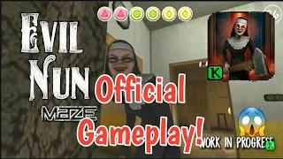 Evil nun maze official gameplay is here 🤩😱 | Evil nun maze | Keplerians | Horror Beast YT