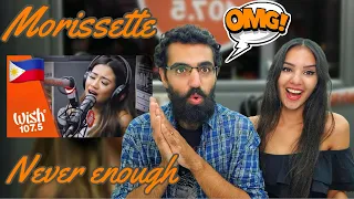 THE QUEEN OF HEARTS!! 👑❤ | Morissette performs "Never Enough" LIVE on Wish 107.5 Bus (REACTION!!)