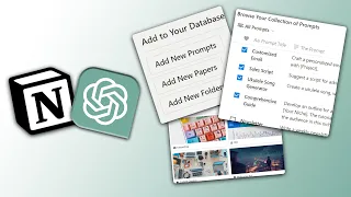 How I Organize ChatGPT Prompts in Notion! (Notion Template) 💻