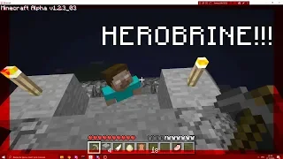 Я НАШЕЛ ХЕРОБРИНА В MINECRAFT ALPHA 1.2.3_03! НЕ ФЭЙК, БЕЗ МОНТАЖА