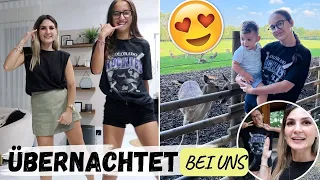 MILEY ÜBERNACHTET ENDLICH wieder BEI UNS😍❤️TIK TOK TANZ👯‍♀️ und AUSFLUG in den TIERPARK| TBATB