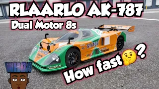 WORLDS Fastest 10th Scale- HOW FAST is the Rlaarlo AK-787 on 8s?!?